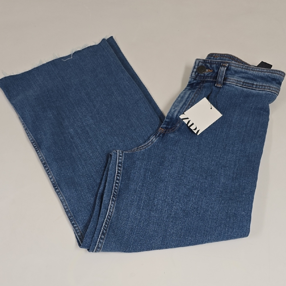 Zara Blue Flare & Wide Leg Jeans Sz 6 (NO OFFERS)